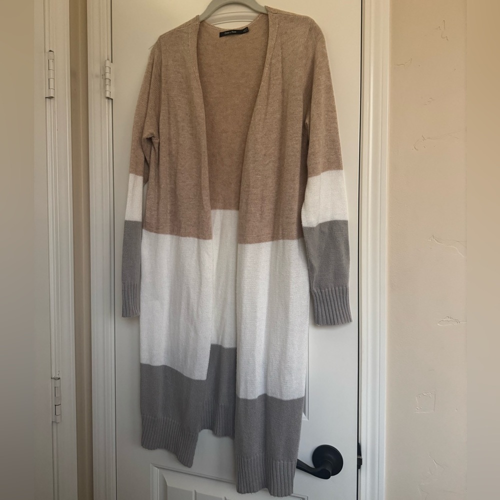 Doe & Rae Multicolor Open Cardigan - Picture 4 of 4